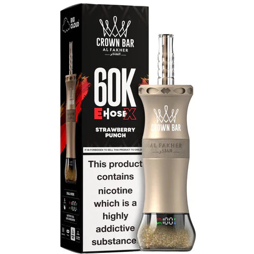 AL Fakher Crown Bar E Hose X 60K Puffs Disposable