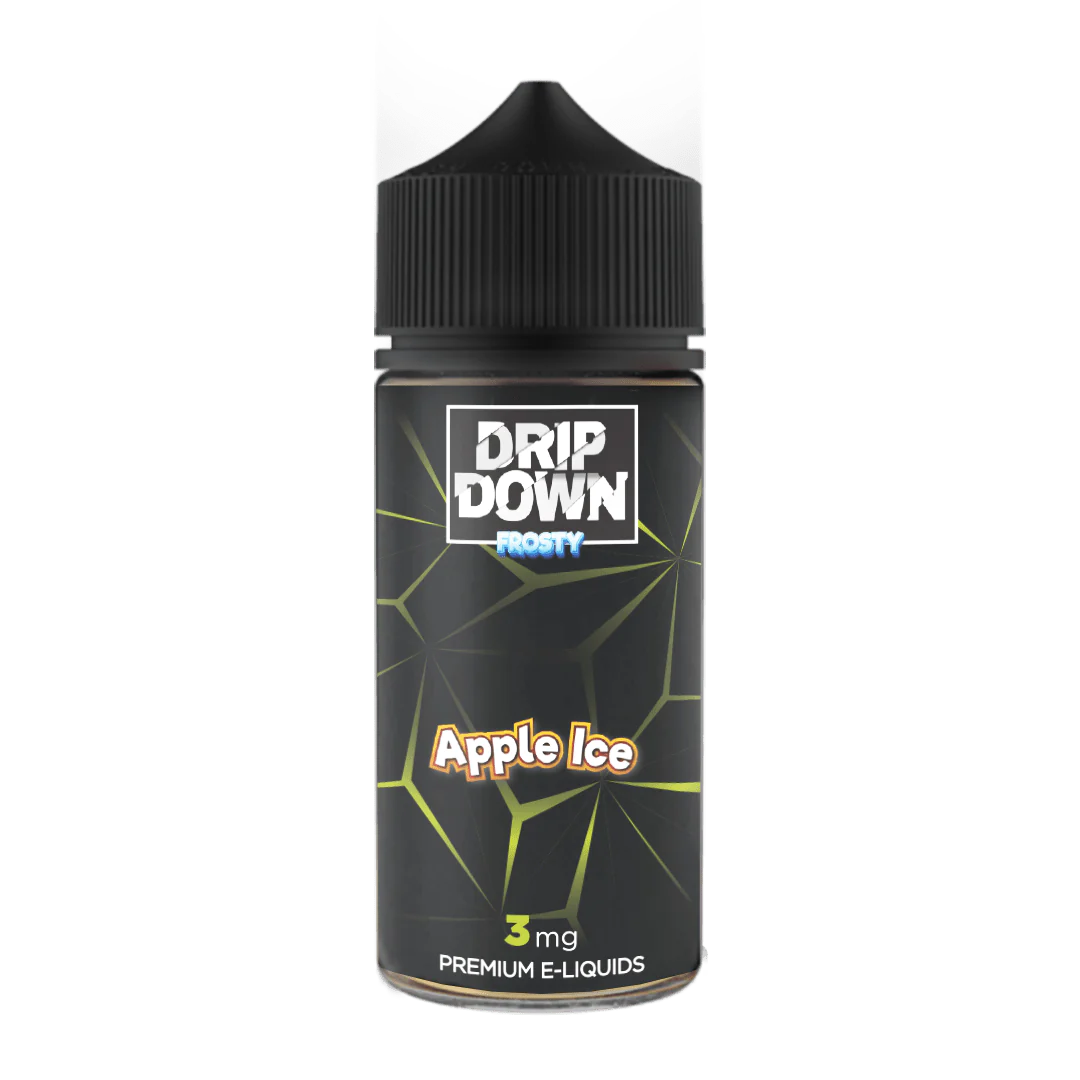DRIP DOWN FROSTY APPLE ICE E-LIQUID 100ML