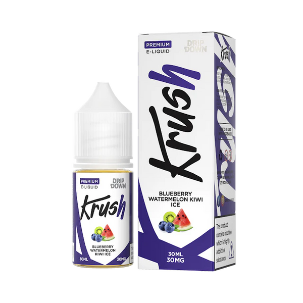 DRIP DOWN KRUSH SERIES  30ML - BLUEBERRY WATERMELON KIWI ICE