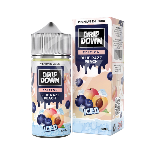 Premium Edition Blue razz Peach - Drip Down | 100ml