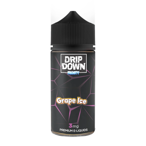 DRIP DOWN FROSTY GRAPE ICE E-LIQUID 100ML
