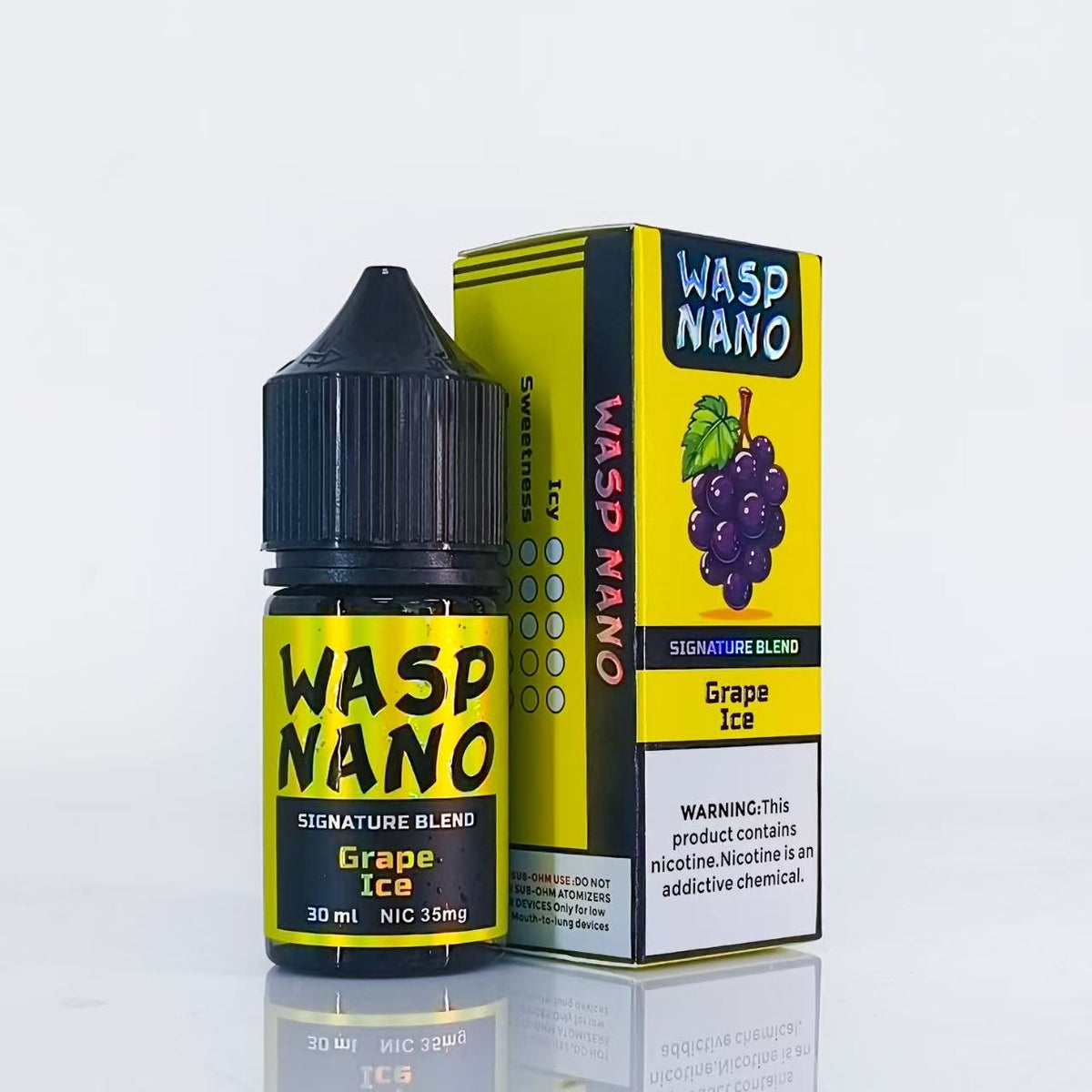 GRAPE ICE SALTNIC WASP NANO - 30ML