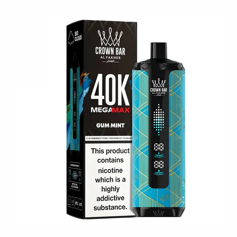 AL Fakher Crown Bar Mega Max 40K Puffs Disposable