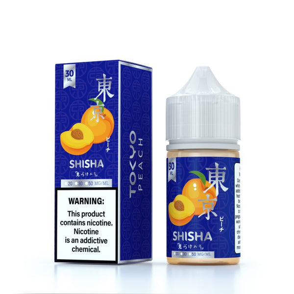 TOKYO SILVER SHISHA SERIES - PEACH 30ML