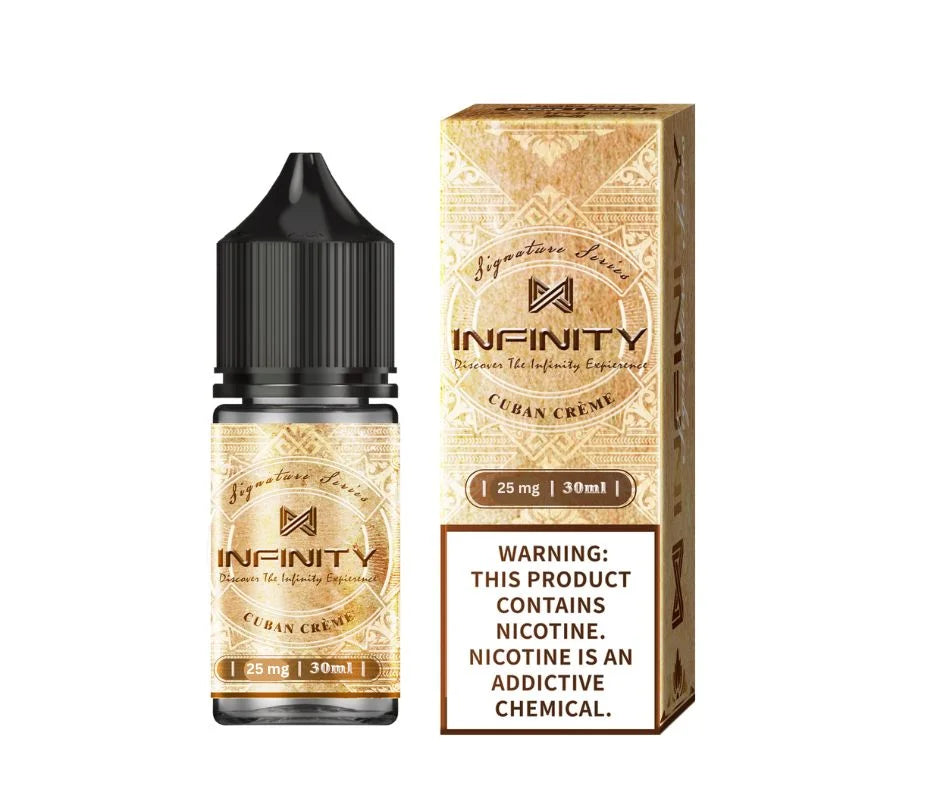 INFINITY SIGNATURE CUBAN CREME ICE SALTNIC 30ML – Galaxy Vapers