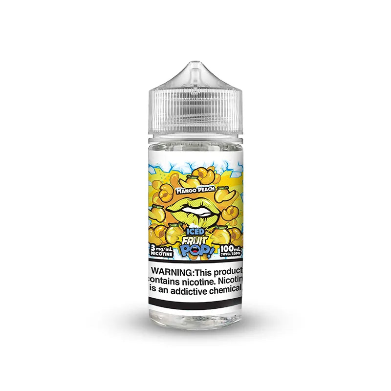 POP VAPORS MANGO PEACH ICED E LIQUID 100ML Galaxy Vapers POP VAPORS MANGO PEACH ICED E LIQUID 100ML Galaxy Vapers