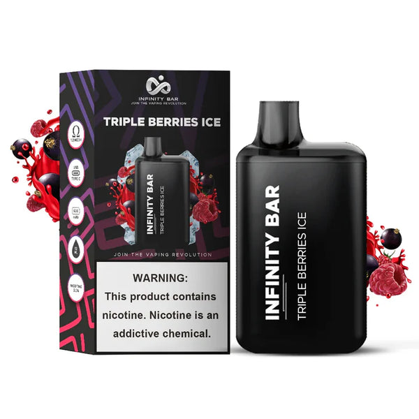 INFINITY DISPOSABLE VAPE TRIPLE BERRIES ICE 5000 PUFF 3.5 %