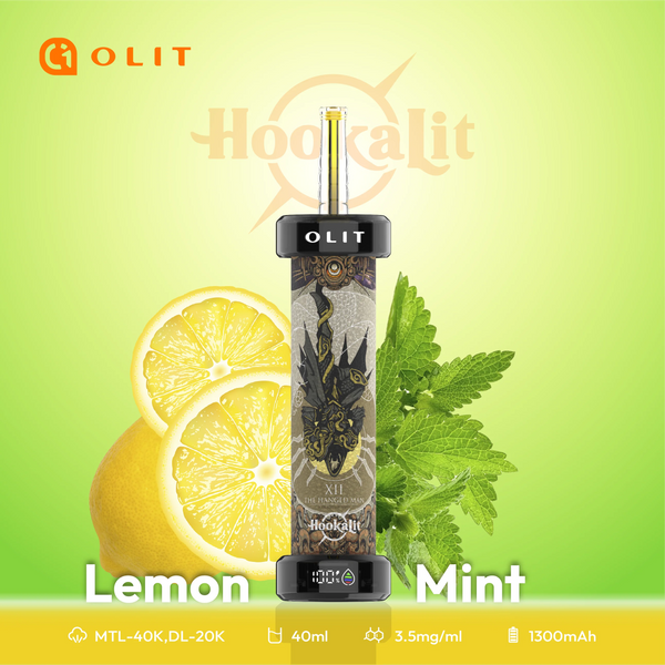 HOOKALIT DISPOSABLE 40K PUFFS - LEMON MINT