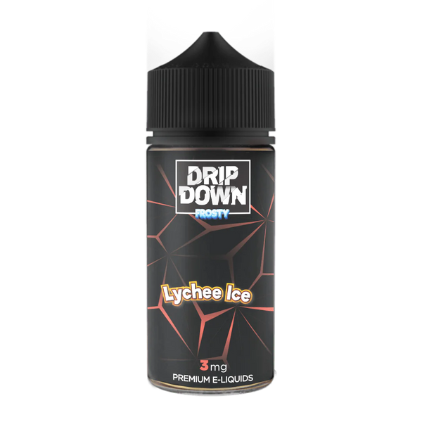 DRIP DOWN FROSTY LYCHEE ICE E-LIQUID 100ML