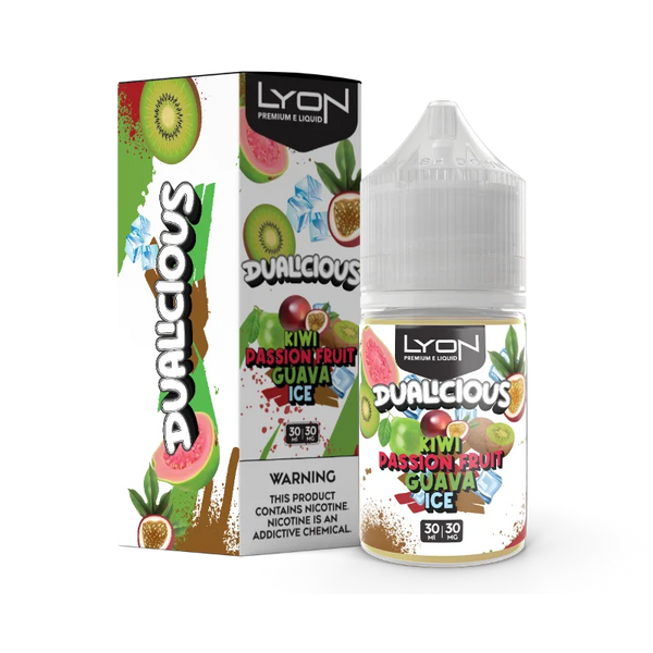 Lyon DUALICIOUS Kiwi Passionfruit Guava Ice 30ml