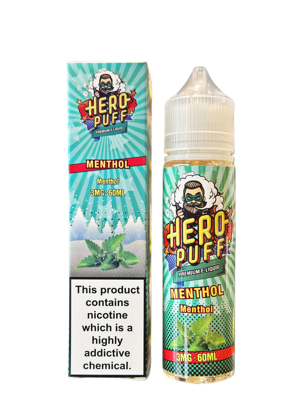 MENTHOL E-LIQUID HERO PUFF - 60ML
