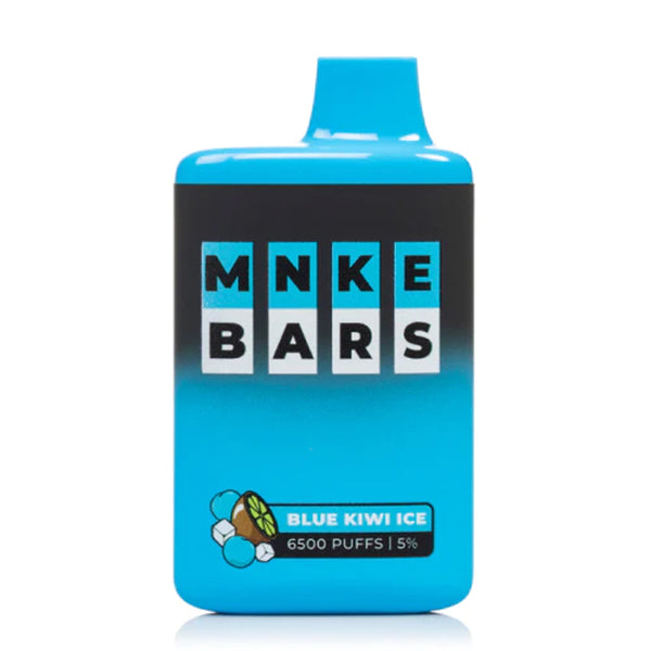 MNKE BARS DISPOSABLE – BLUE KIWI ICE 6500 PUFFS