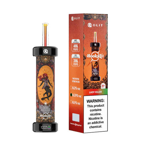 HOOKALIT DISPOSABLE 40K PUFFS - LADY KILLER Galaxy Vapers HOOKALIT DISPOSABLE 40K PUFFS - LADY KILLER Galaxy Vapers