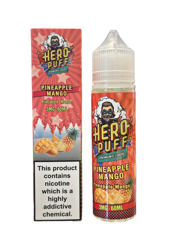 PINEAPPLE MANGO E-LIQUID HERO PUFF - 60ML