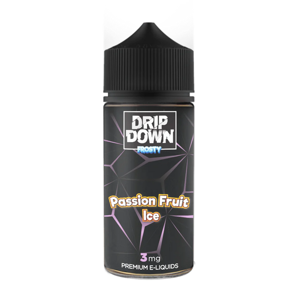DRIP DOWN FROSTY PASSION FRUIT E-LIQUID 100ML