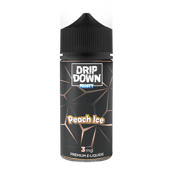 DRIP DOWN FROSTY PEACH ICE E-LIQUID 100ML