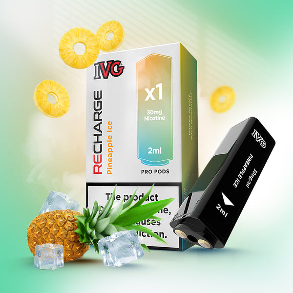 IVG RECHARGE AIR DISPOSABLE PRO POD - PINEAPPLE ICE