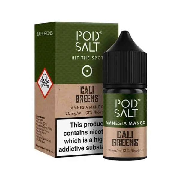 POD SALT CALI GREEN AMNESIA MANGO  SALTNIC 30ML