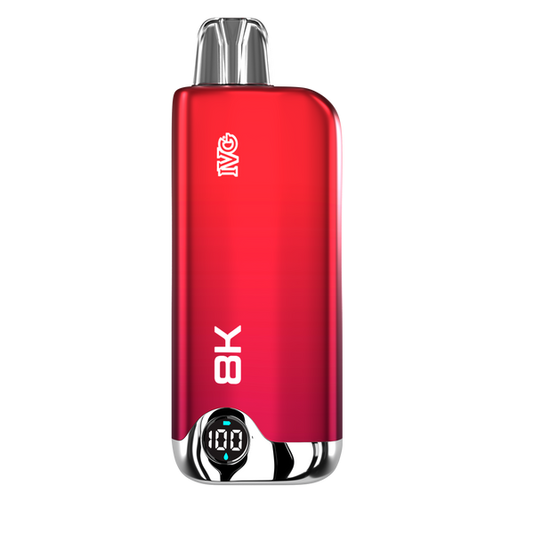 IVG DISPOSABLE RED APPLE ICE-8000 PUFFS