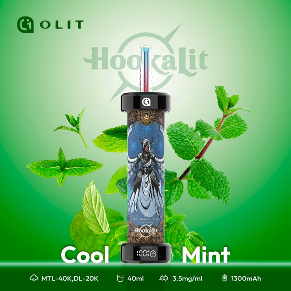 HOOKALIT DISPOSABLE 40K PUFFS - COOL MINT