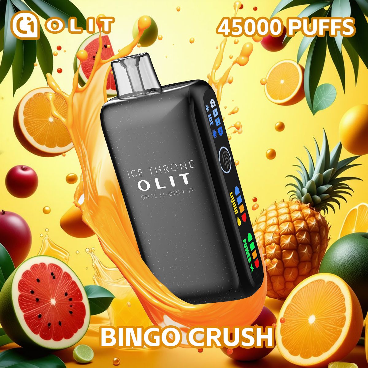 OLIT Ice Throne 5% 45k Puffs Disposable With Ice Adjustment