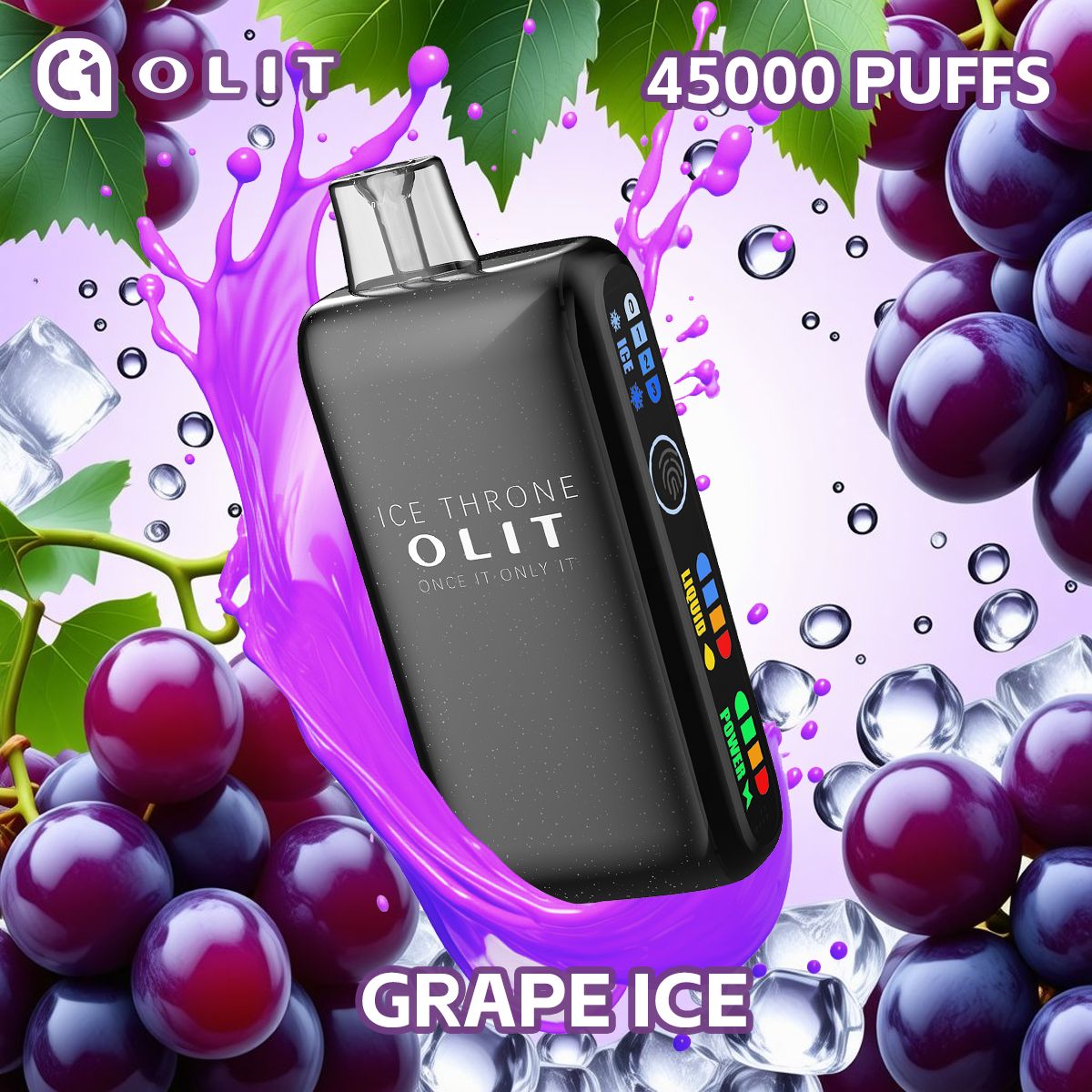 OLIT Ice Throne 5% 45k Puffs Disposable With Ice Adjustment