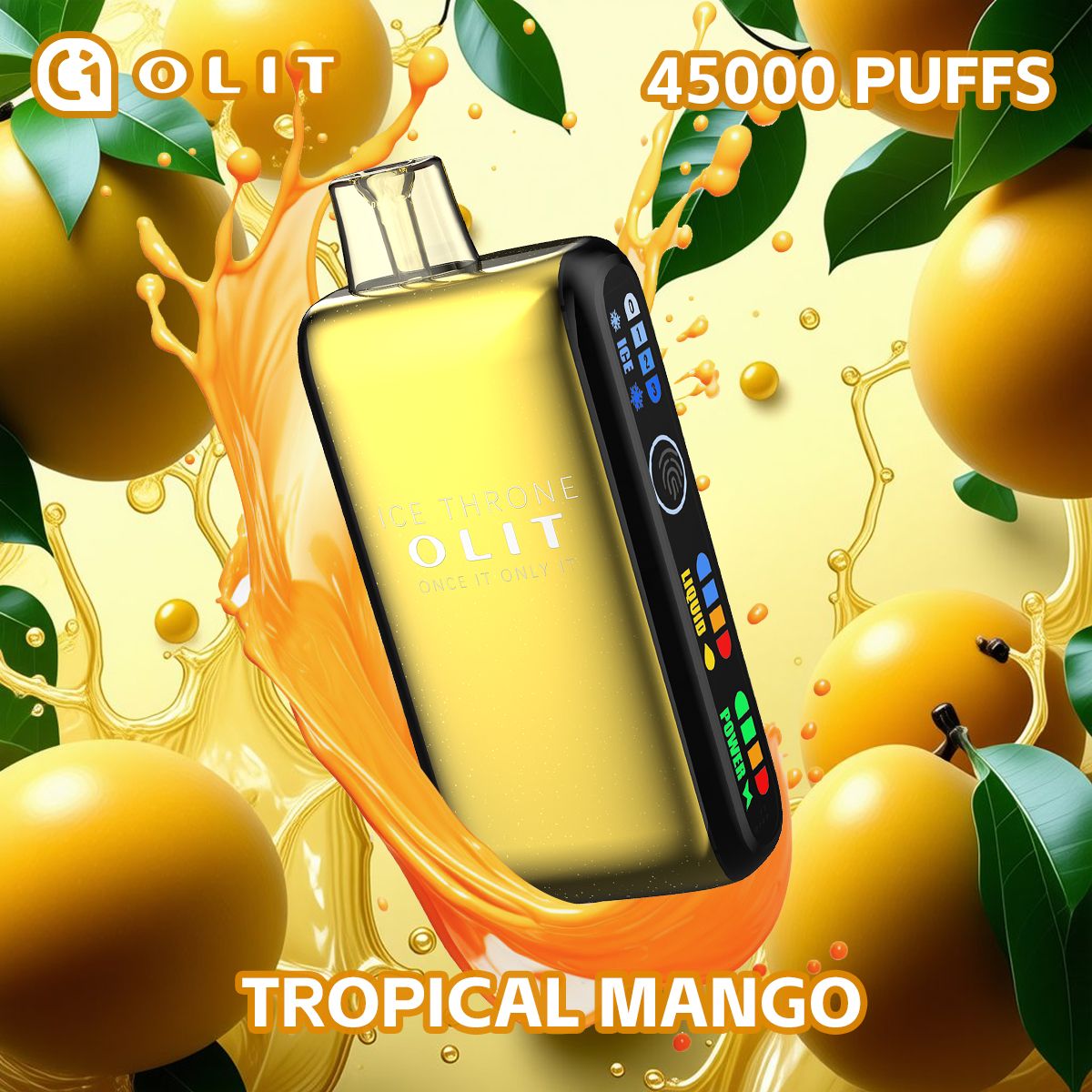OLIT Ice Throne 5% 45k Puffs Disposable With Ice Adjustment