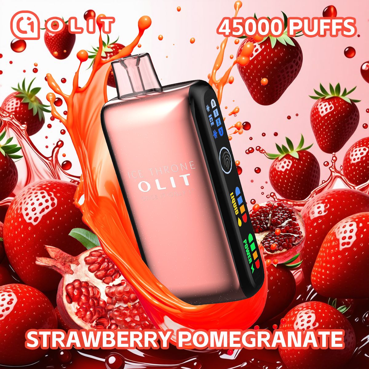 OLIT Ice Throne 5% 45k Puffs Disposable With Ice Adjustment