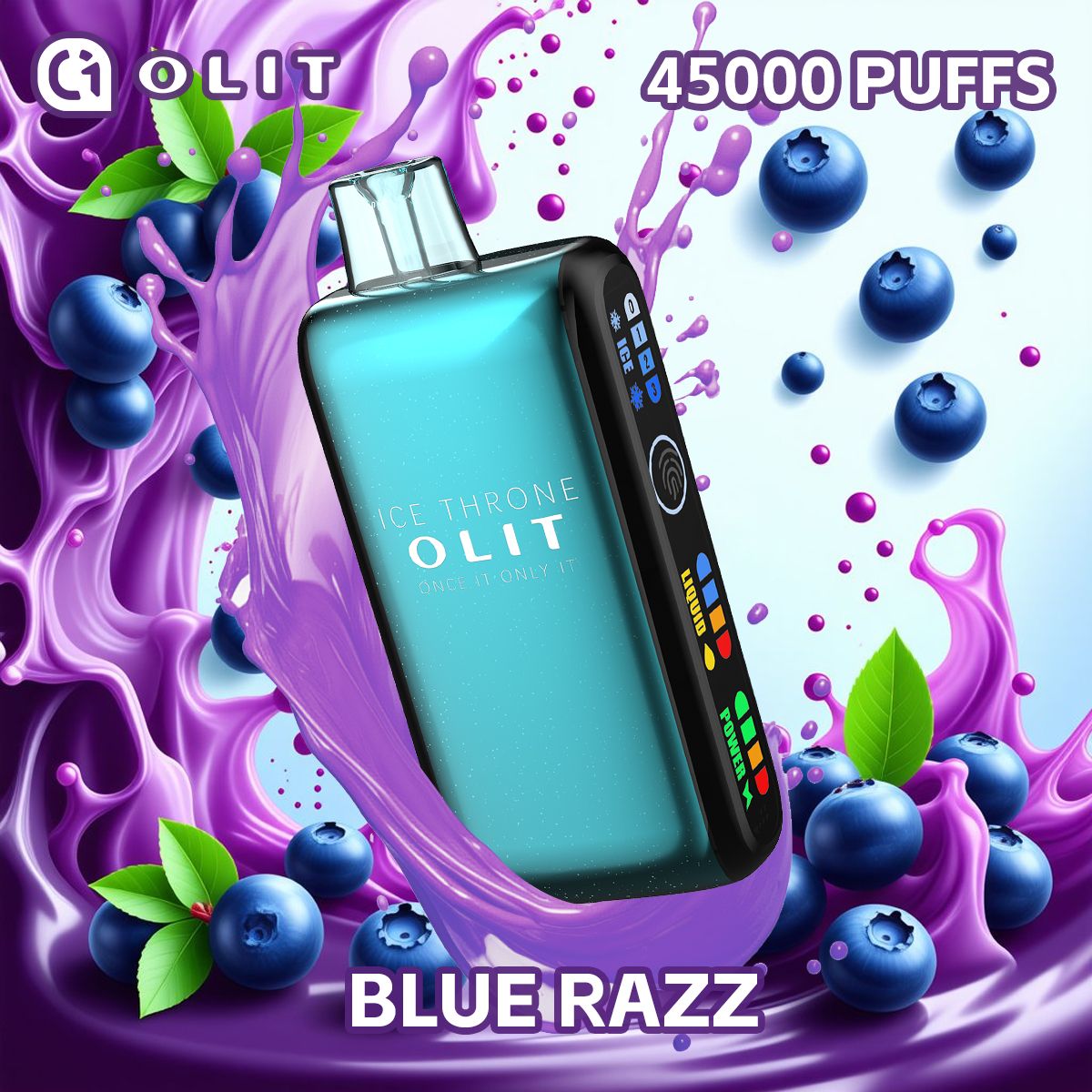 OLIT Ice Throne 5% 45k Puffs Disposable With Ice Adjustment
