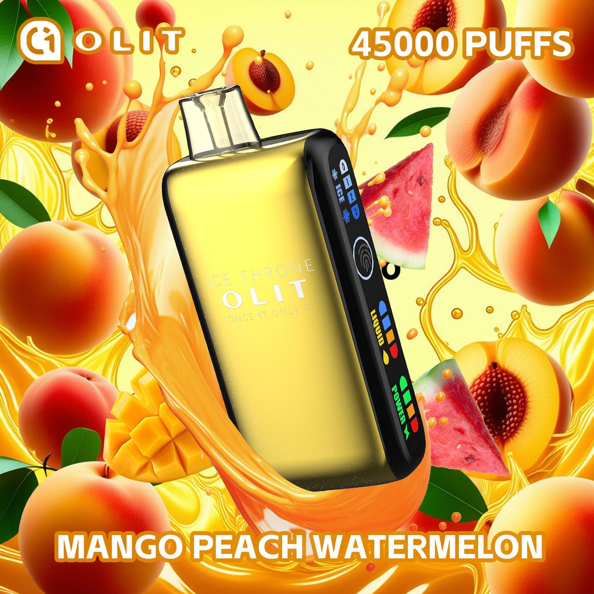 OLIT Ice Throne 5% 45k Puffs Disposable With Ice Adjustment