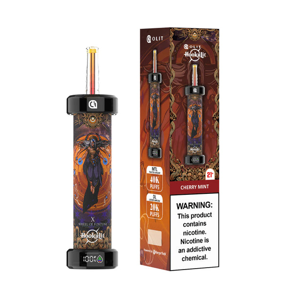 HOOKALIT DISPOSABLE 40K PUFFS - CHERRY MINT