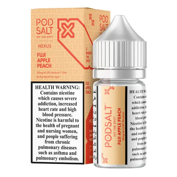 POD SALT NEXUS FUJI APPLE PEACH SALTNIC -30ML