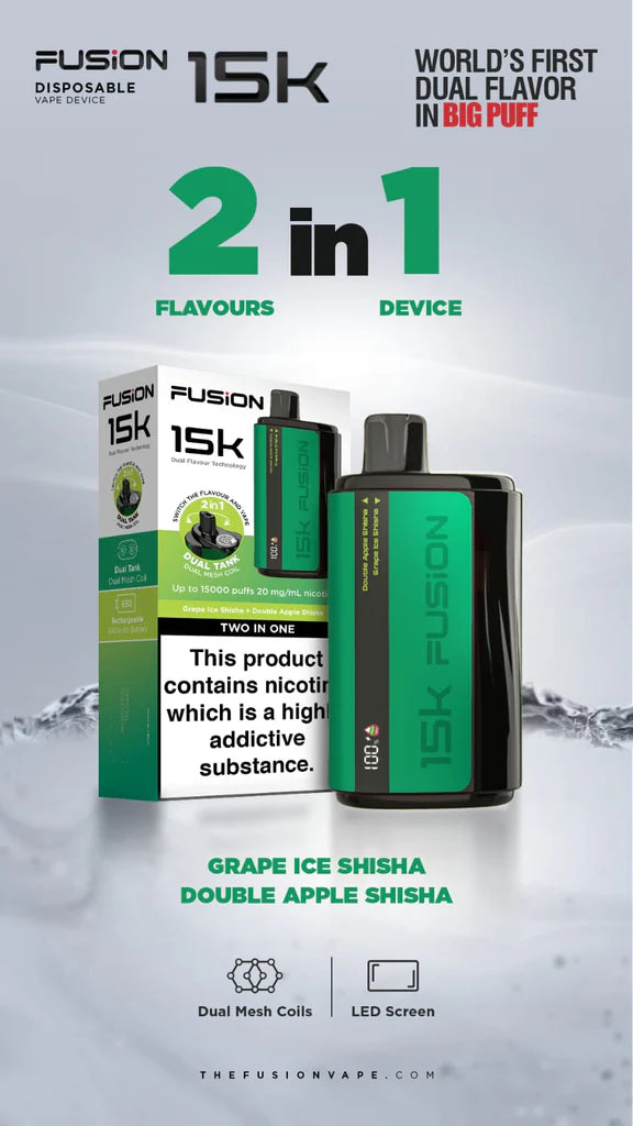 Fusion Two In One 15K Disposable 2%