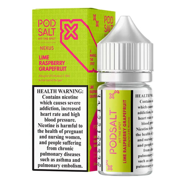 POD SALT NEXUS LIME RASPBERRY GRAPEFRUIT SALTNIC 30ML