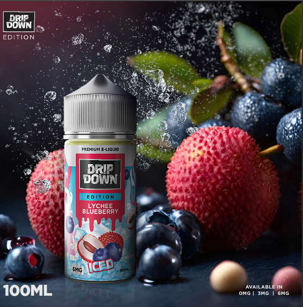 DRIP DOWN EDITION LYCHEE BLUEBERRY- 100ML