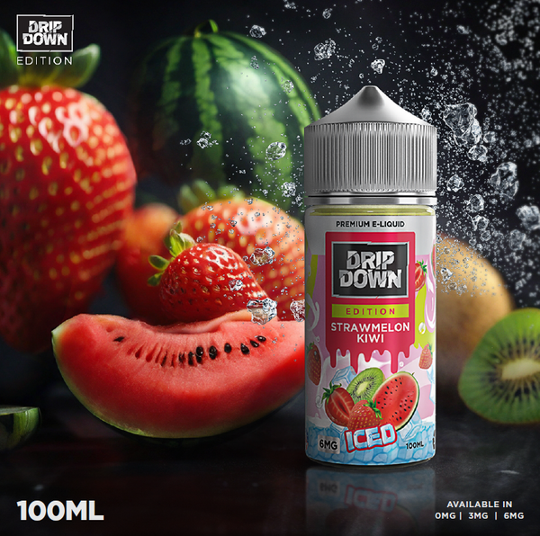 DRIP DOWN EDITION STRAWMELON KIWI - 100ML
