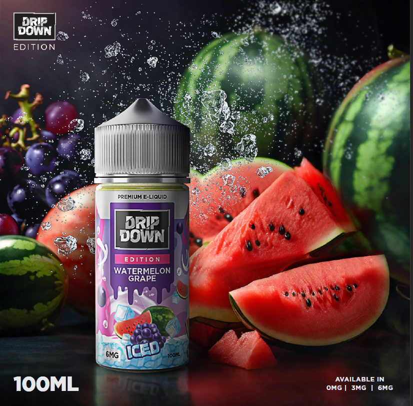 DRIP DOWN EDITION WATERMELON GRAPE- 100ML
