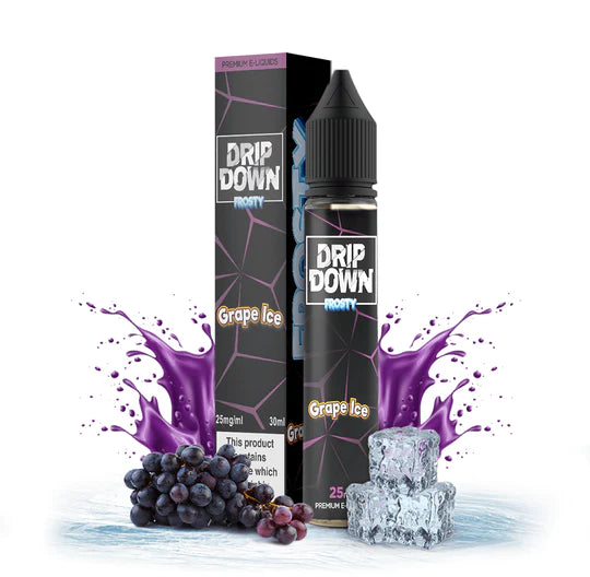 Drip Down Frosty Grape Ice Salt 30ml