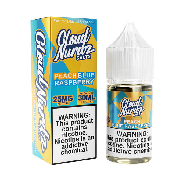 Cloud Nurdz Peach Blue Raspberry Salt 30ml