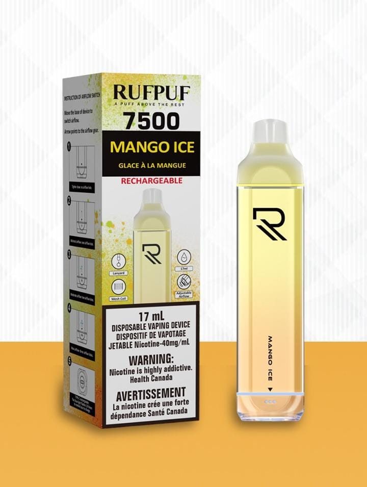 RUFPUF DISPOSABLE 7500 PUFF (40mg)