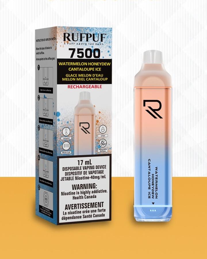 RUFPUF DISPOSABLE 7500 PUFF (40mg)